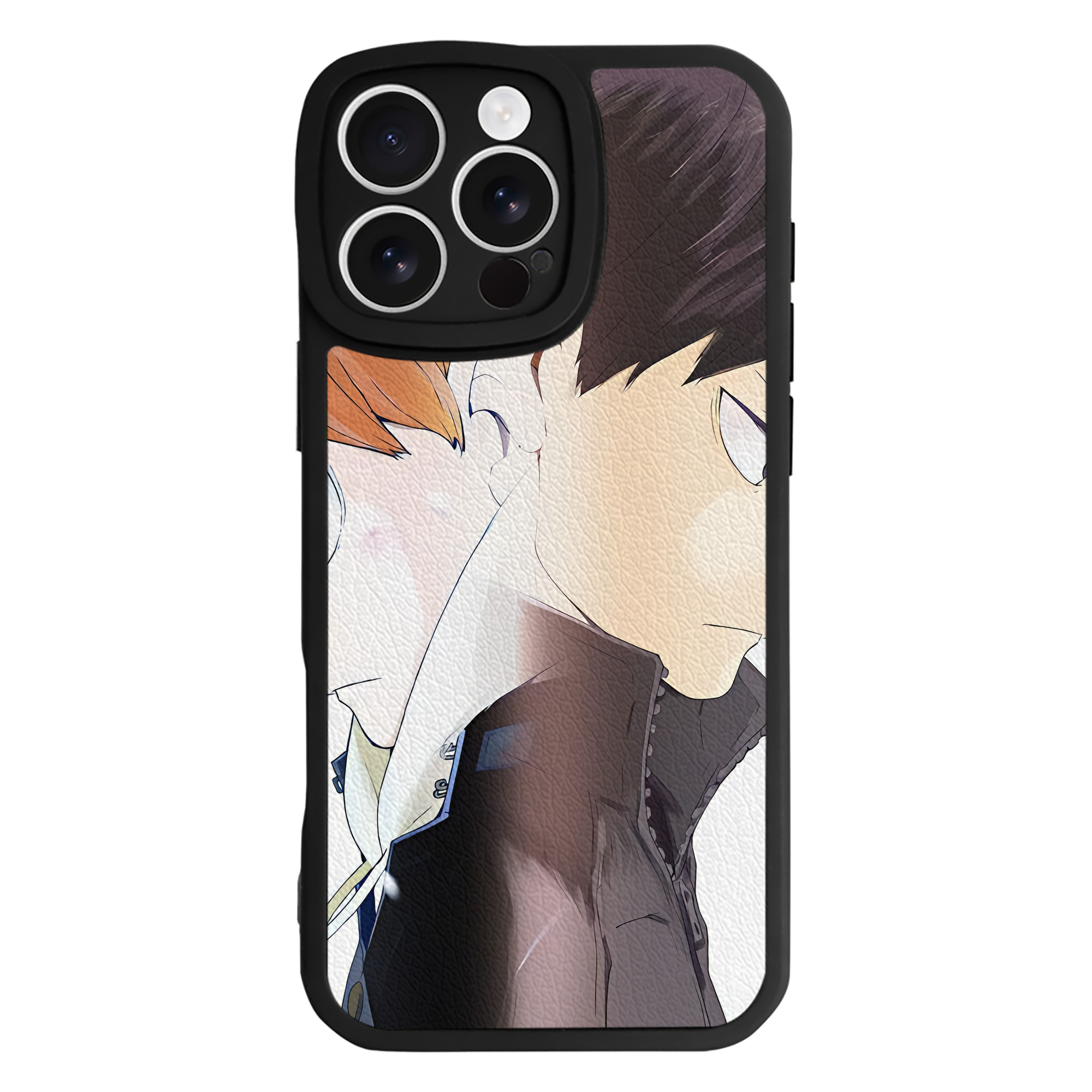 （画像用） ハイキュー!! Haikyu!! 【iPhone 16シリーズ対応】シリコンスマホケース（レザー調） 材質：シリコン